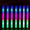 Sticks Luminous Sticks Luminal Party Rave Foam Glow Stick RGB Fluorescent Dark Light For Bar Wedding Birthday Festival Festival Accessoires