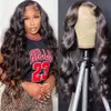 13x6 HD Lace Frontal Human Human Wigs Body Wave pré -arrancado 13x4 Lace Front Wig transparente renda frontal Human Human Wig para mulheres