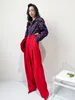 Women's Pants AKSAYA Arrival Fashion Show Solid Color Wide Leg Quality High Waist Streetwear Suit Tall Woman Baggy