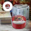 Opslagflessen Kerstthema Geschenkkase Lege Tinplate Box Holiday Cookie Candy