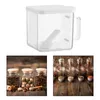 Aufbewahrung Flaschen Küchengewürzbox und Löffel Spice Boxs Kanister Pfeffer für Hausfeiern Cafés Kochen