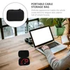 أكياس التخزين Cargador Para Celular Box Portable Cable Bag Bagous Organizer Travel Aremphone