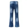 Heren broek man blauwe vintage jeans luxe casual bell bodems rechte denim grote bodem bodem y2k zomer baggy broek pantalones