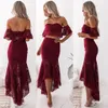 Fashion Fashion Femmes Hollow en dentelle Robe Suite