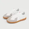 Casual schoenen suède flats designer sneakers dames sport lichtgewicht Chinese trainers niet-lederen dames rond teen veter omhoog