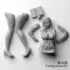 Oceancosmos Miniatures, original, professeur, 1/35 1/24 1/12, fille sexy, Kit de modèle non peint en résine Figure GK