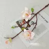 装飾的な花シミュレートされた小さなマグノリアシングルブランチエヴァハンドフィールマルチヘッドフラワーホームデコレーションフローラルオーナメント