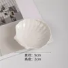 Gioielli con guscio bianco Display Plate Ceramic Gioielli in ceramica Display Gioielli Valuto Punti di tiro Punti di visualizzazione