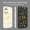 Summer Greenery Silicone Phone Case для Huawei P50 P40 P30 P40 Lite P20 Pro Nova 10SE 9SE MATE 50 40 30 Pro Cover