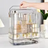 Aufbewahrungsboxen Acryl Makeup Organizer Crystal Cosmetic Box Große Desktop -Hülle für Badezimmer Oganizer