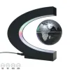 Fotografi flytande magnetisk levitation globe ledde världskarta elektronisk antigravitetslampa nyhet boll ljus kontor hem hantverk födelsedagspresent