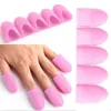 Clip de vernis à ongles 10pc Faire tremper le silicone Gel Gel Remover Wraps DeGreaser Cleanper Conseils de doigts Couvrir des outils de manucure de vernis