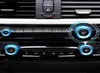 Auto -Styling -Klimaanlagen -Knöpfe o Kreisverkleidungsring für BMW 1 2 3 4 5 6 7 Serie GT X1 X5 X6 F30 F32 F34 F10 F15 F45 F01 E70 E716812510