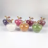 Figurine decorative da 1 pezzo da 60x70mm Mix Color Crystal Glass Mela Carteme