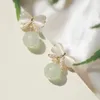 Stud Earrings Girls Trendy Bow Lovely Mini Alloy Women Dangle Earring Pearl Fashion Jewelry Korean Style