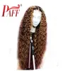 Paff ombre curly spets front mänskliga hår peruker brasilianska 360 spets frontala peruk förplukade blekt knutar baby hår2214727