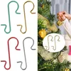 Ganci 50pcs/lotto decorazione dell'albero di Natale ornamento ornamento a forma di Natale a pendente a sospensione di sospensione per le forniture per feste di casa