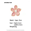 Spille Fashion Luxury Trend Pink Lovely Peach Blossom Pugcia da donna Design Design di alta qualità Feeding Giacca Gift