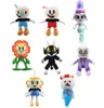 Game giocattolo peluche per bambini Cuphead Mugman Ms Chalice Ghost King Dice Dice Cagney Carnantion 13Styles Dolls Toys for Boys Girls Girls Regalo Toy334K586880