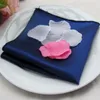 50pcs 45 x 45cm Satin Table Napkins Banquet Dinner Napkin Cloths Handkerchiefs For Hotel Event Party Wedding Decoration