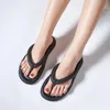 Candy Color Soft Sole Flip Flops Woman Summer Clip Toe Platform Platepers For Women Non Slip Beach Sandals Outdoor Tlides 240401