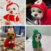 Hundekleidung Weihnachten Kleidung Winter warmer Haustierjacke Mantel Welpe Kleidung Hoodies für kleine mittelgroße Hunde Outfit XS-2XL