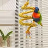 Altre forniture per uccelli che masticano giocattoli spessi accessori a gabbia appesi in piedi per piccoli uccelli pet parkeet cockatiels budgie