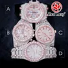 Lussuoso aspetto completamente guardato per uomo donna top artigianato un unico e costoso Mosang Diamond 1 1 5A orologi per hip hop industriale lussuoso 6618 6618