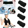 Handtuch selbst Reinigung 4 Pack Yoga Eismikrofaser für Sport Fitnessstudio dunkle blaugrüne Handtücher Badezimmer