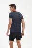 Camisetas de verão homens correndo camiseta redonda de manga curta curta dry crossfit esportes de camiseta masculina de roupas esportivas leves masculinas