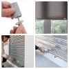 4 Pcs Blinds Windows Shutter Replacement Parts Buffer Stopper Roller Shutters Bamboo Stoppers Roman Accessories White Plastic