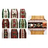 Colorful Christmas Tablecloth Table Runner Home Party Decorations Table Cover Add to Your Festive Gatherings