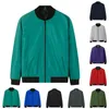 Men's Jackets 2024 Jacket Men Windbreakers Zipper Coats Spring Autumn Soild Color Fashion Outerwear Bomber Casual Jakcets