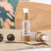 Storage Bottles 50ml 80ml 100ml 120ml Luxury Packaging Bamboo Airless Bottle Wooden Skincare Cosmetic Pump For Face Cream