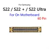 Samsung Galaxy S22の10pcs / lot Plus Ultra / S22 + LCDディスプレイ画面FPCコネクタポートメインボード /フレックスケーブル