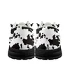Casual Shoes INSTANTARTS Black And White Pattern Simple Personality Printing Men's All-match Loafers Women's Summer Breathable Boat