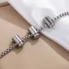 5 pezzi elastici molla elastica push-pull regolabile chiusura di chiusura ganci per la catena a mano fai-da-te bottoni di posizionamento a mano