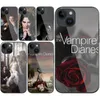 Телефон для вампиров для iPhone 15 14 13 12 11 XR XS XS XSMAX 8 7 Plus Mini Pro Max Black Glass Cope Cople