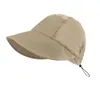 Bérets 2024 Sun Hat Femmes Anti-UV Protection Randonnée Fisherman Cap Fold Summer Solid Beach Bucekt