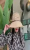 Дизайнерская соломенная шляпа Ladies Fashion Personality Cap Luxury Brade Bucket Hats Высококачественные ручной работы5818316