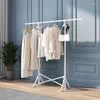 Hangers Integrated Free-standing Clothes Airer Multi-functional Hidden Single-pole Clothesline Special For Drying And Quilts