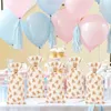 Gift Wrap 25pcs Animal Party Bear Candy Cookie Bags Plastic Teddy DIY Pouch With Twist Ties Decor Packaging Bag