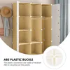 20 PC Scaffali di stoccaggio Organizzatore modulare in plastica Accessori cubi di cavo