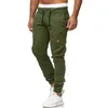 1 PC Foreign Trade Mens Fashion Leather Tie Belt Slim Fit Casual Trousers Mens Pants Cargo Pants Men 240329