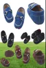 Sapatos de bebê de couro mocassin infantil Primeiros caminhantes sapatos pretos para menino de couro recém -nascido para 0 1 ano bebês whole7122544