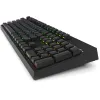 Accessoires Black White Miami PBT Double Shot 104 108 Sidelit Shine via des touches translucides rétro-éclairées pour le clavier mécanique MX