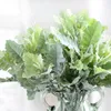 Decorative Flowers 10Pcs Artificial Plant Leaf Boho Living Room Decoration Country Wedding Deco Head Flower Garden Home Fake