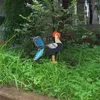 Decorative Figurines Rooster Windmill Garden Courtyard Farm Decor Chicken Stakes Wind Spinners Sculpture Windmills Ornament