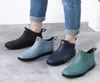 rain boots of short boots kitchen nonslip rubber shoes soft shoes with soles of work wear insurance fashion unisex waterproof shoe4710233