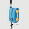 Dog Clean Up Bag Poop Bag Holder Leash Attachment Snack Pack Waterproof Outdoor Handfritt klipp Pet Garbag Bag Pet Cleaning Tool